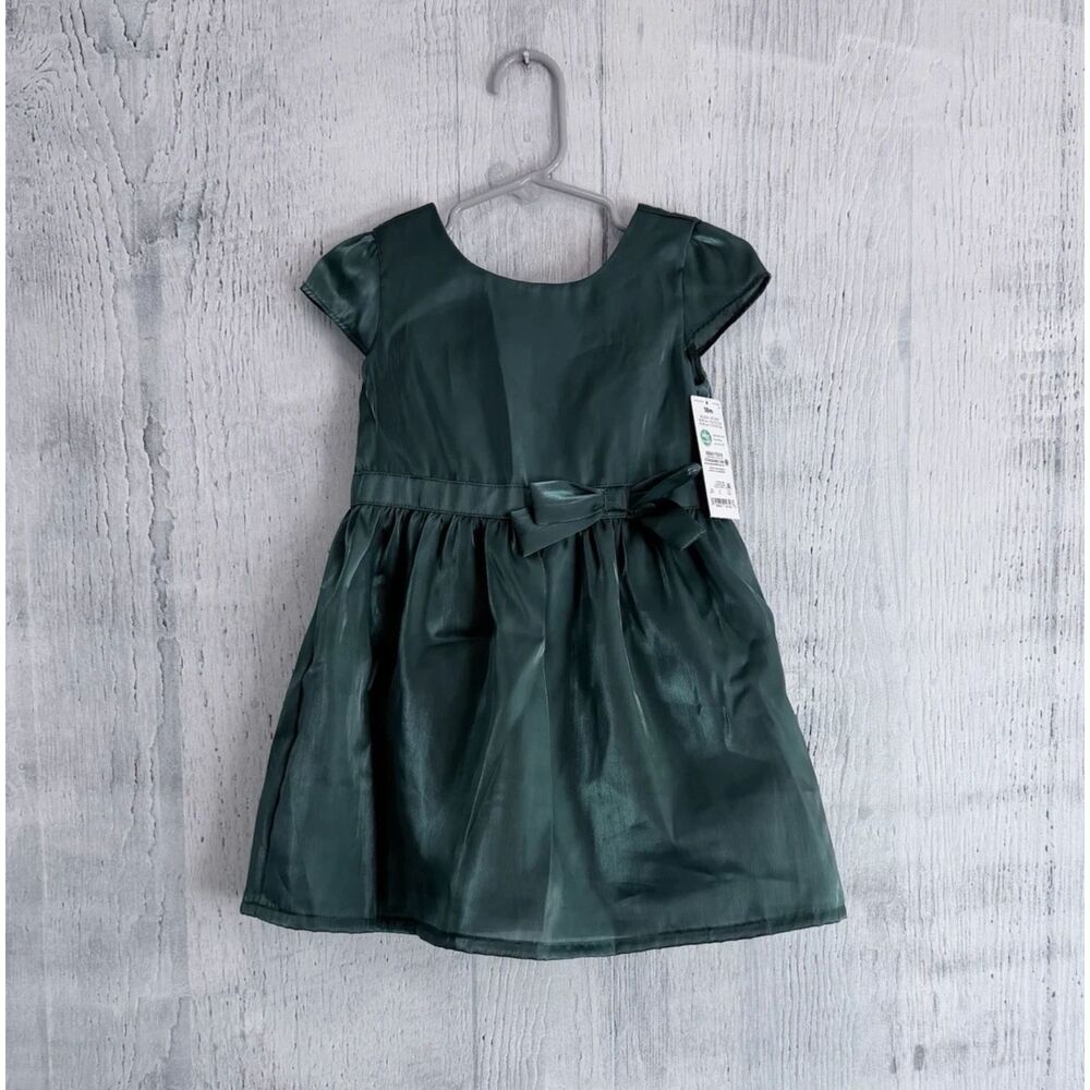 Carter's Just One You Toddler Dress Girl's 18 Months Green Dress w/Diaper Cover